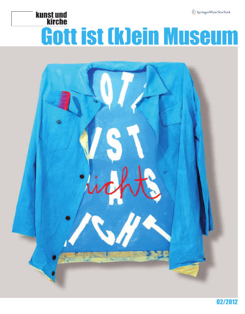 Titelseite kunst und kirche 2.2012