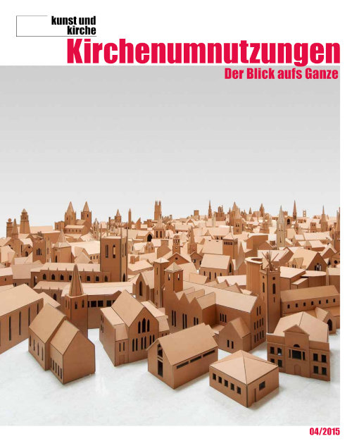 Titelseite kunst und kirche 4.2015