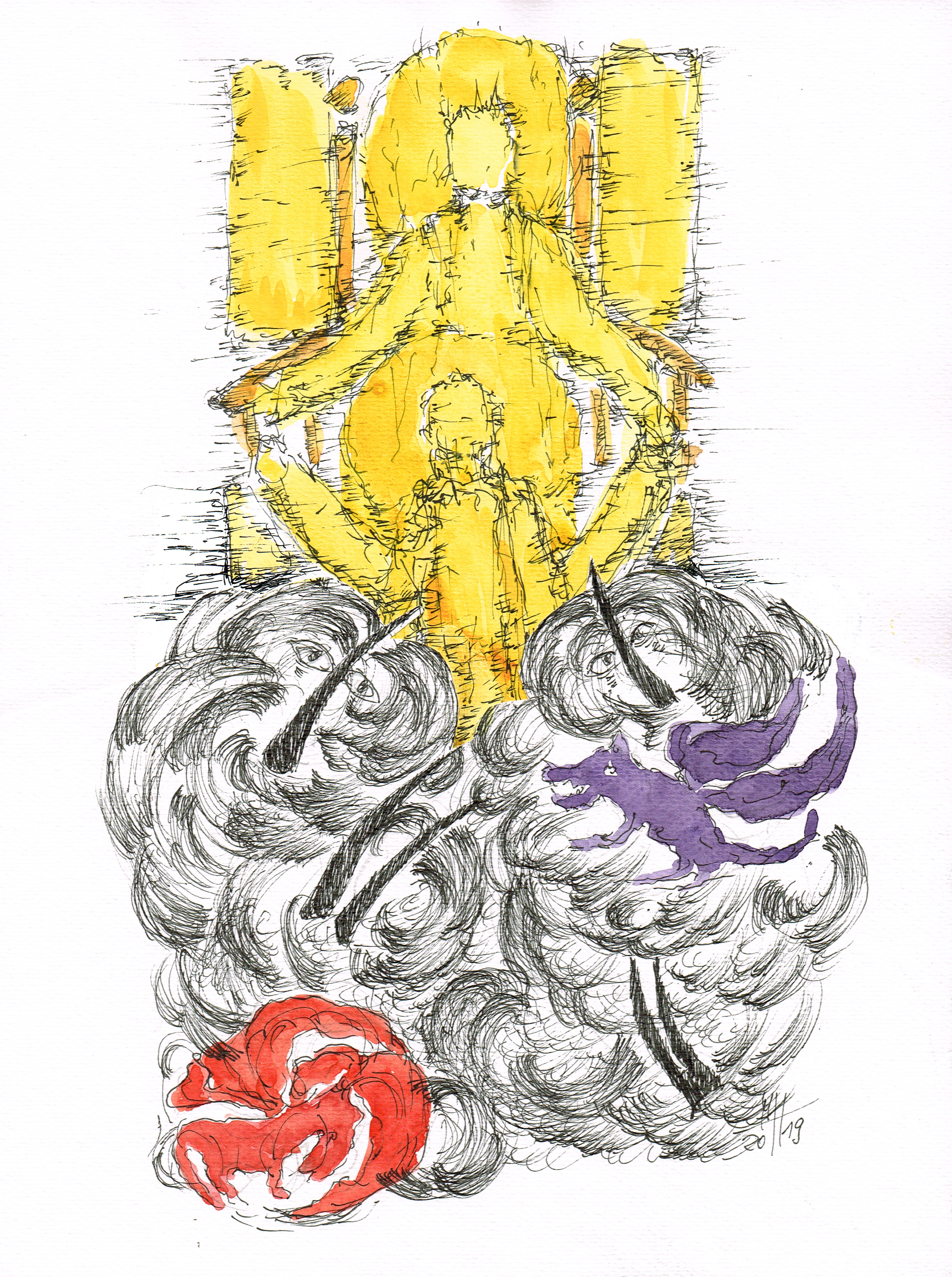 Bilderverbot – und Gott auf einer Wolke: Die besondere Bildpredigt