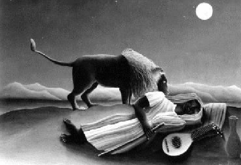 Henri Rousseau, Die schlafende Zigeunerin (1897)