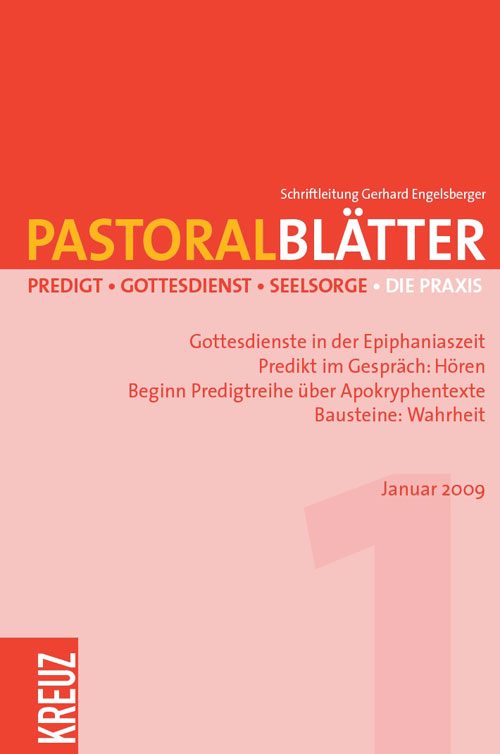 Pastoralblätter 1/2009