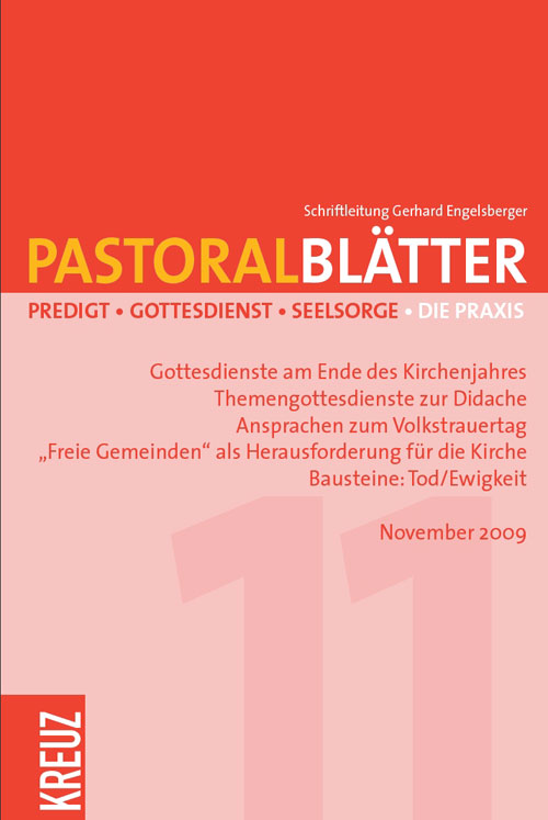Pastoralblätter 11/2009