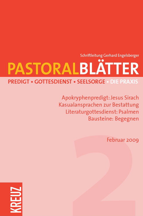 Pastoralblätter 2/2009
