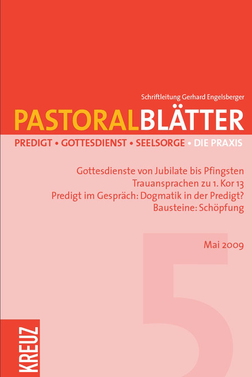 Pastoralblätter 5/2009