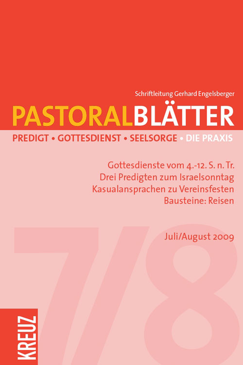 Pastoralblätter 7-8/2009