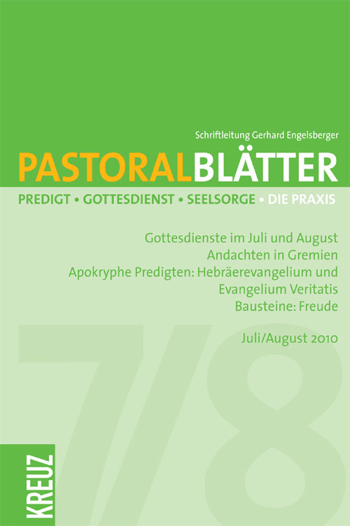 Pastoralblätter 7-8/2010