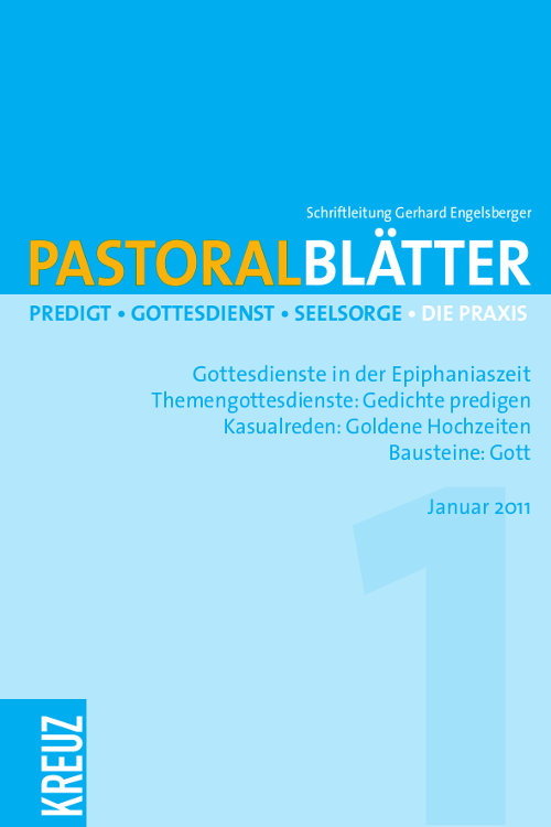 Pastoralblätter 1/2011
