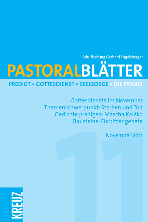 Pastoralblätter 11/2011