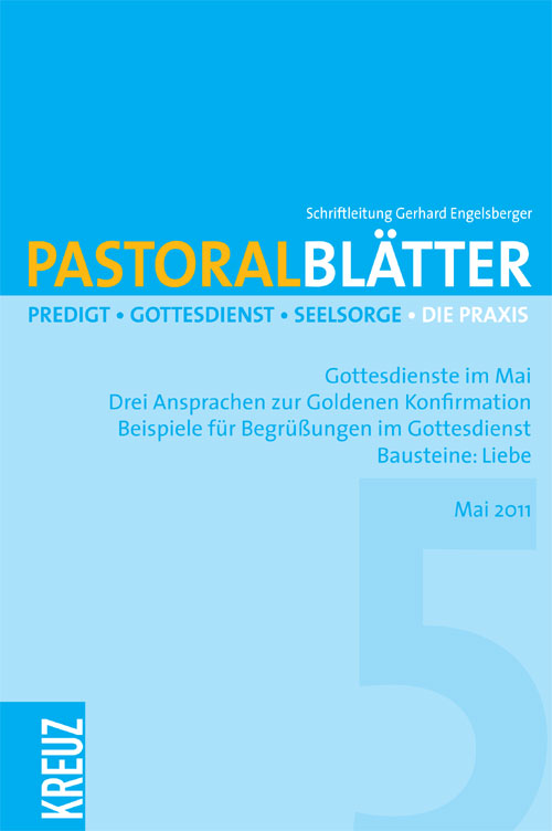 Pastoralblätter 5/2011
