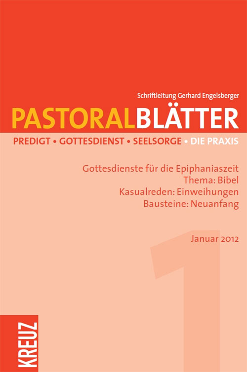 Pastoralblätter 1/2012