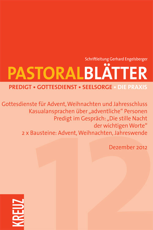 Pastoralblätter 12/2012