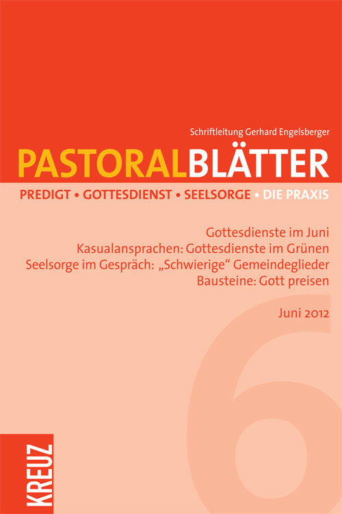 Pastoralblätter 6/2012