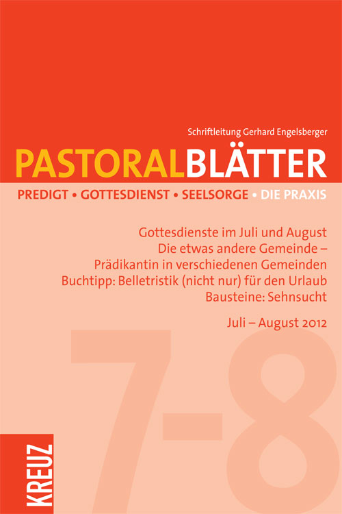 Pastoralblätter 7-8/2012