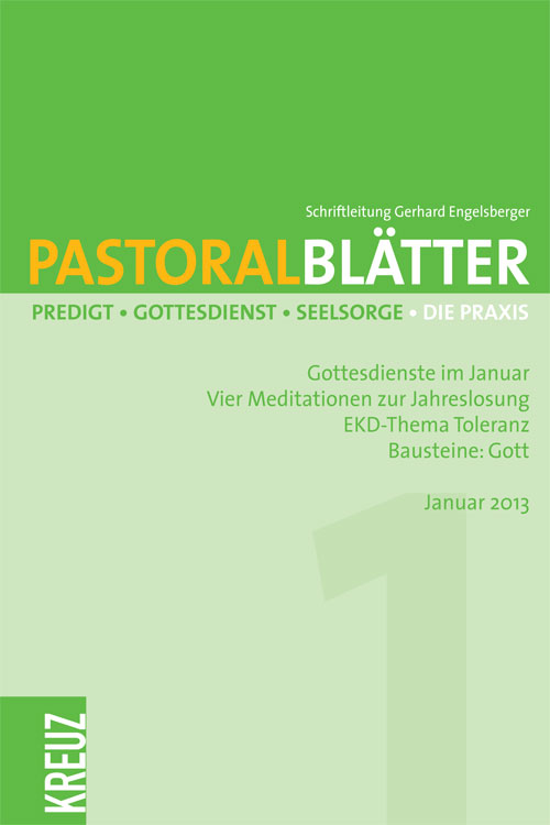 Pastoralblätter 1/2013