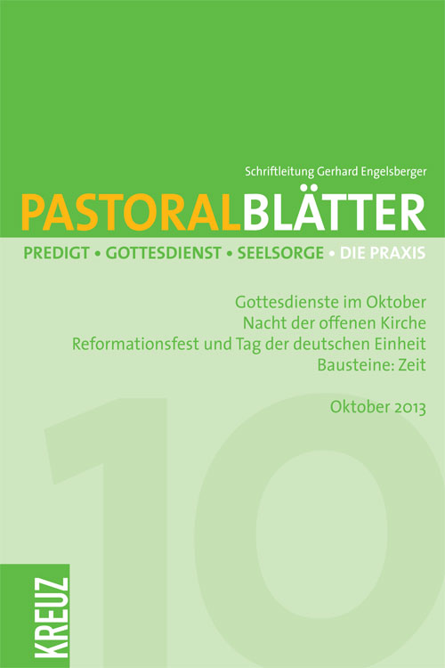 Pastoralblätter 10/2013