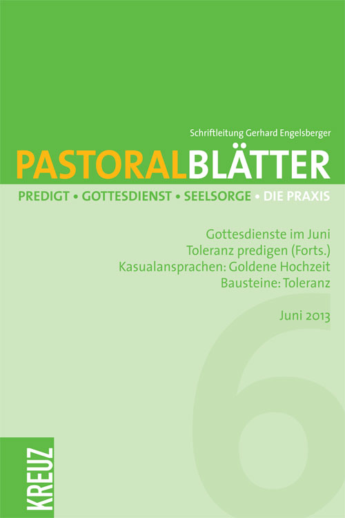 Pastoralblätter 6/2013