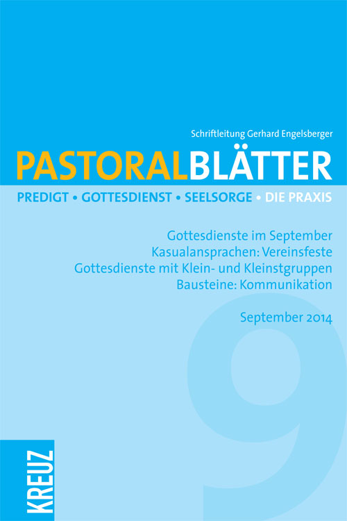 Pastoralblätter 9/2014
