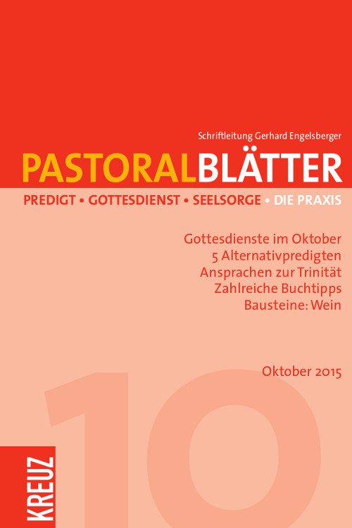 Pastoralblätter 10/2015