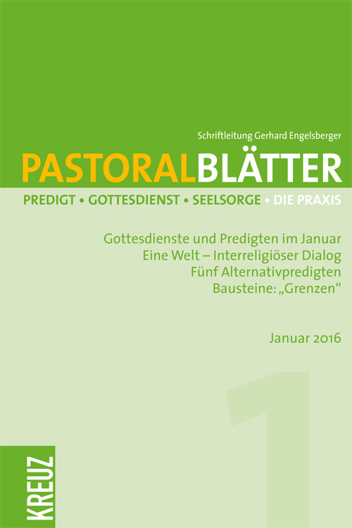 Pastoralblätter 1/2016