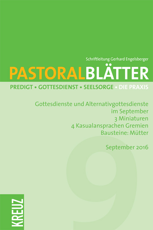 Pastoralblätter 9/2016