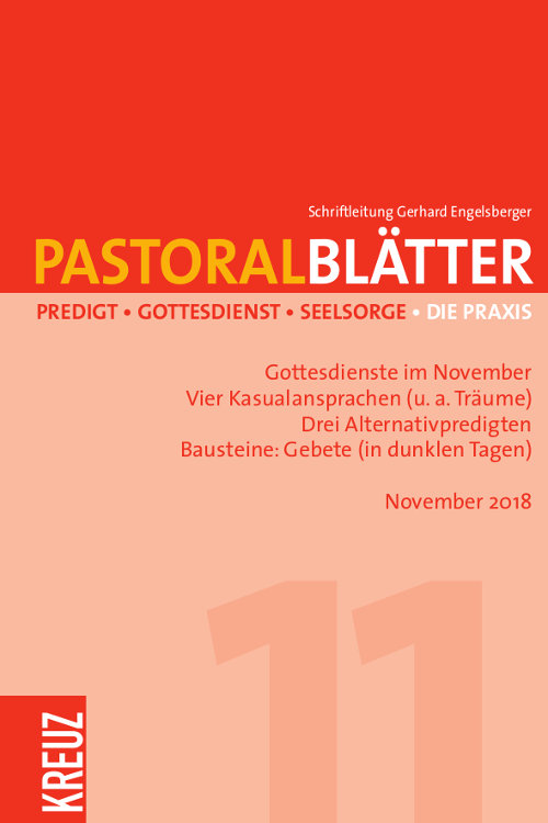 Pastoralblätter 11/2018