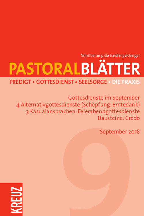 Pastoralblätter 9/2018