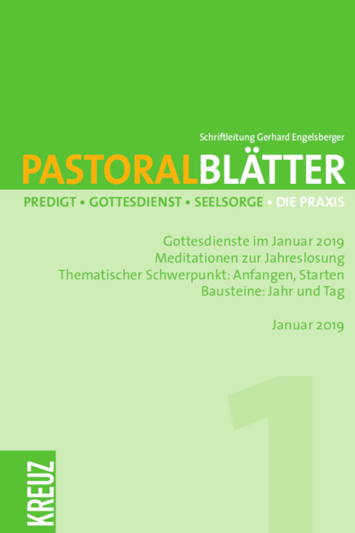 Pastoralblätter 1/2019