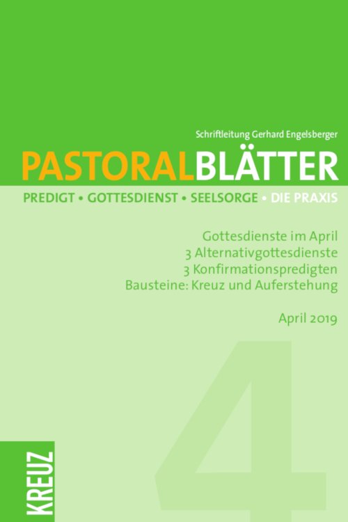 Pastoralblätter 4/2019