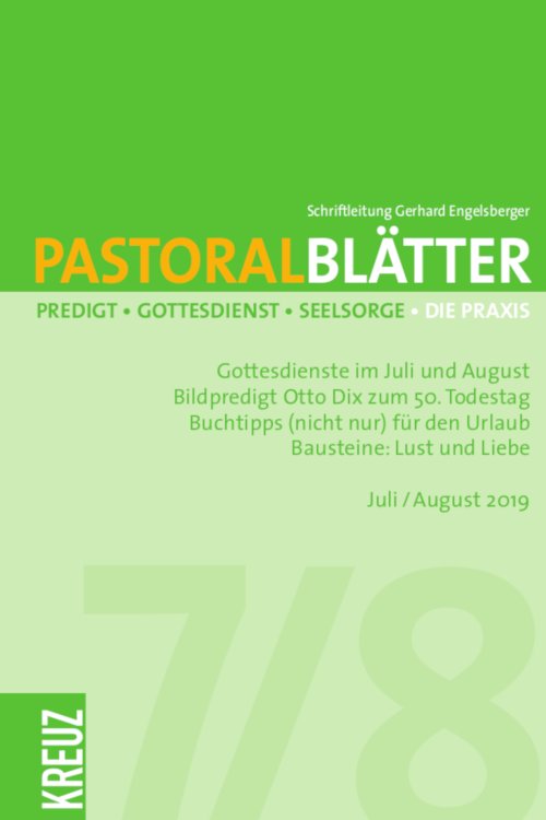 Pastoralblätter 7-8/2019