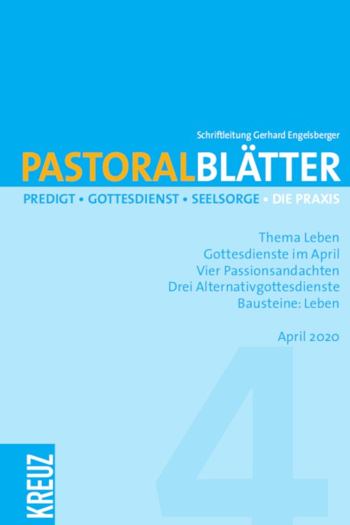Pastoralblätter 4/2020