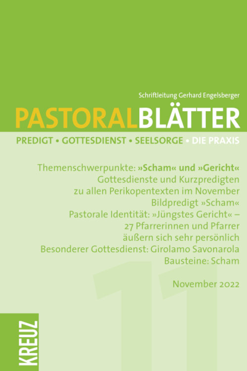 Pastoralblätter 11/2022
