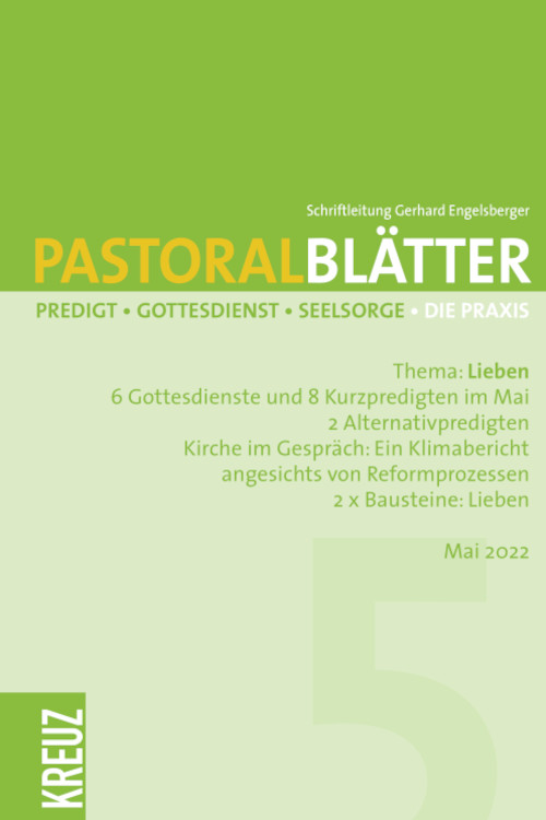 Pastoralblätter 5/2022