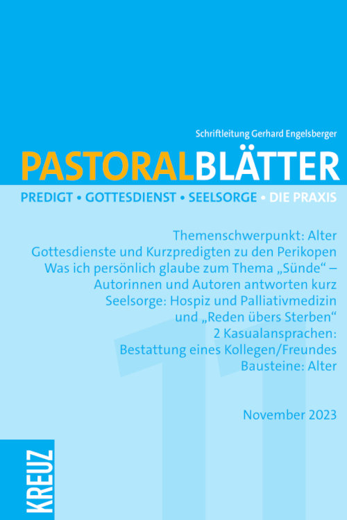 Pastoralblätter 11/2023