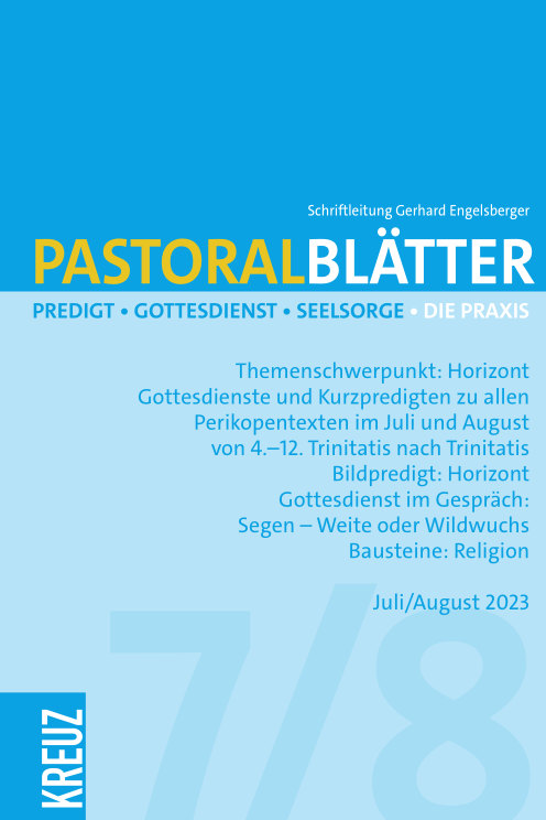 Pastoralblätter 7-8/2023