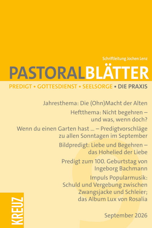 9/2026: September: Nicht begehren - und was, wenn doch?