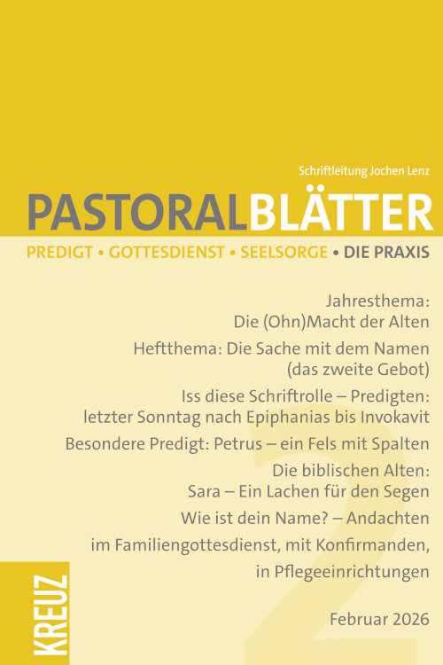 2/2026: Februar: Die Sache mit dem Namen (das zweite Gebot)