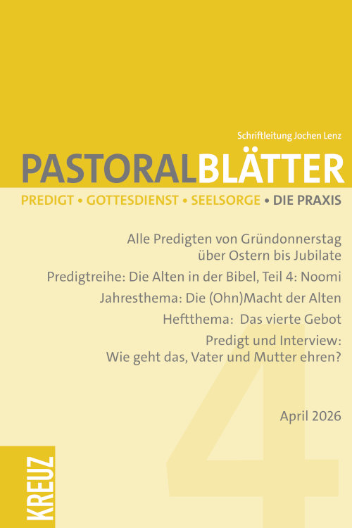 4/2026: April: Das vierte Gebot