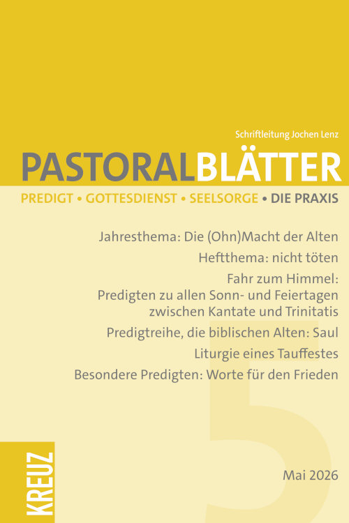 5/2026: Mai: nicht töten