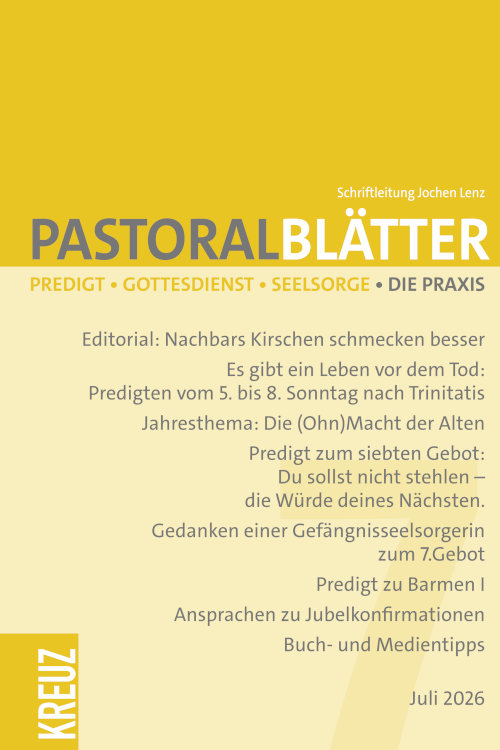 7/2026: Juli: Die (Ohn)Macht der Alten