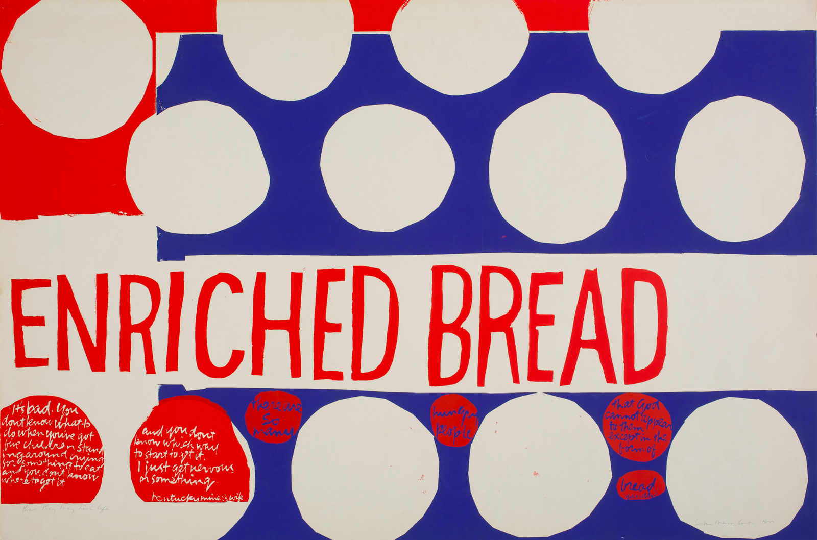 "Enriched Bread": Armut, Eucharistie und die Werke von Corita Kent