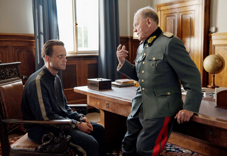 August Diehl als Franz Jägerstätter und Bruno Ganz als Militärrichter