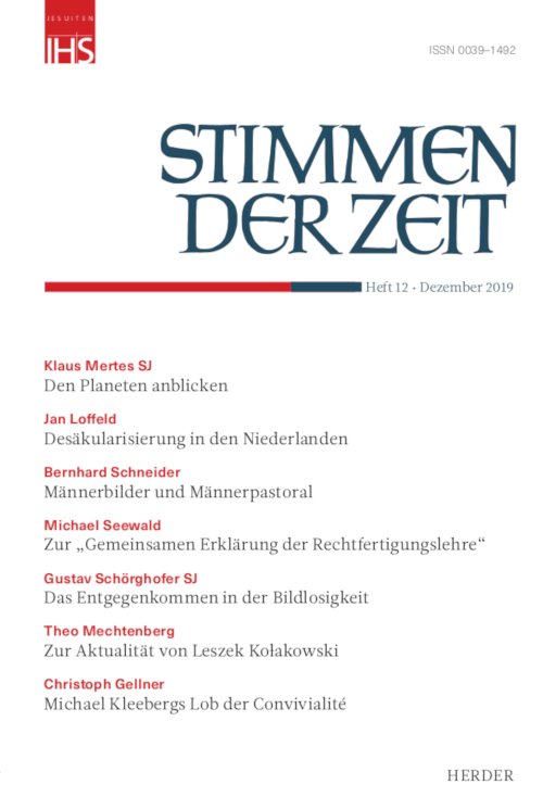 Titelseite Stimmen der Zeit. Die Zeitschrift für christliche Kultur 144 (2019) Heft 12