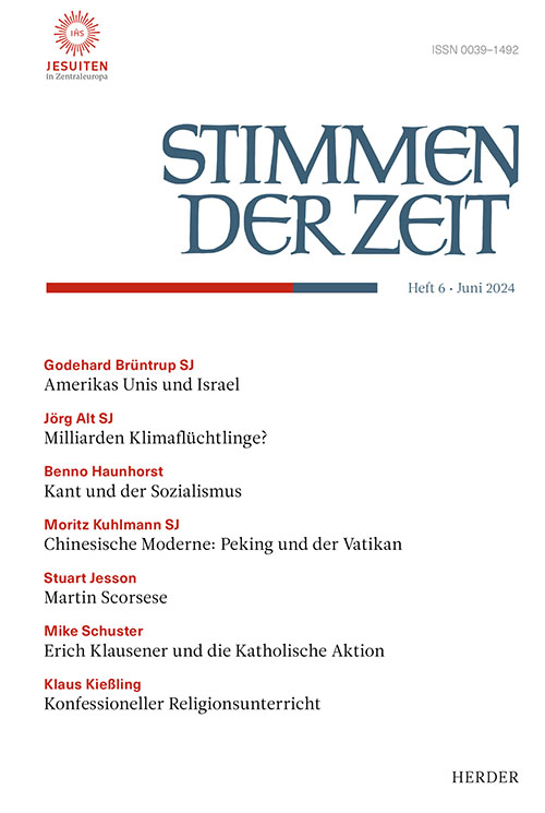 Titelseite Stimmen der Zeit. Die Zeitschrift für christliche Kultur 149 (2024) Heft 6