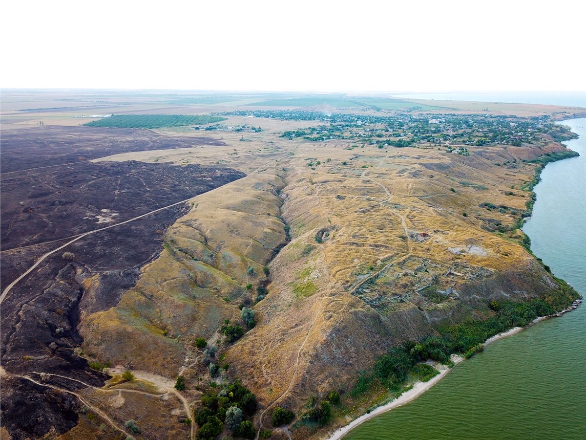 Olbia Pontica, Blick von einem Liman, Mykolaiv Oblast.
