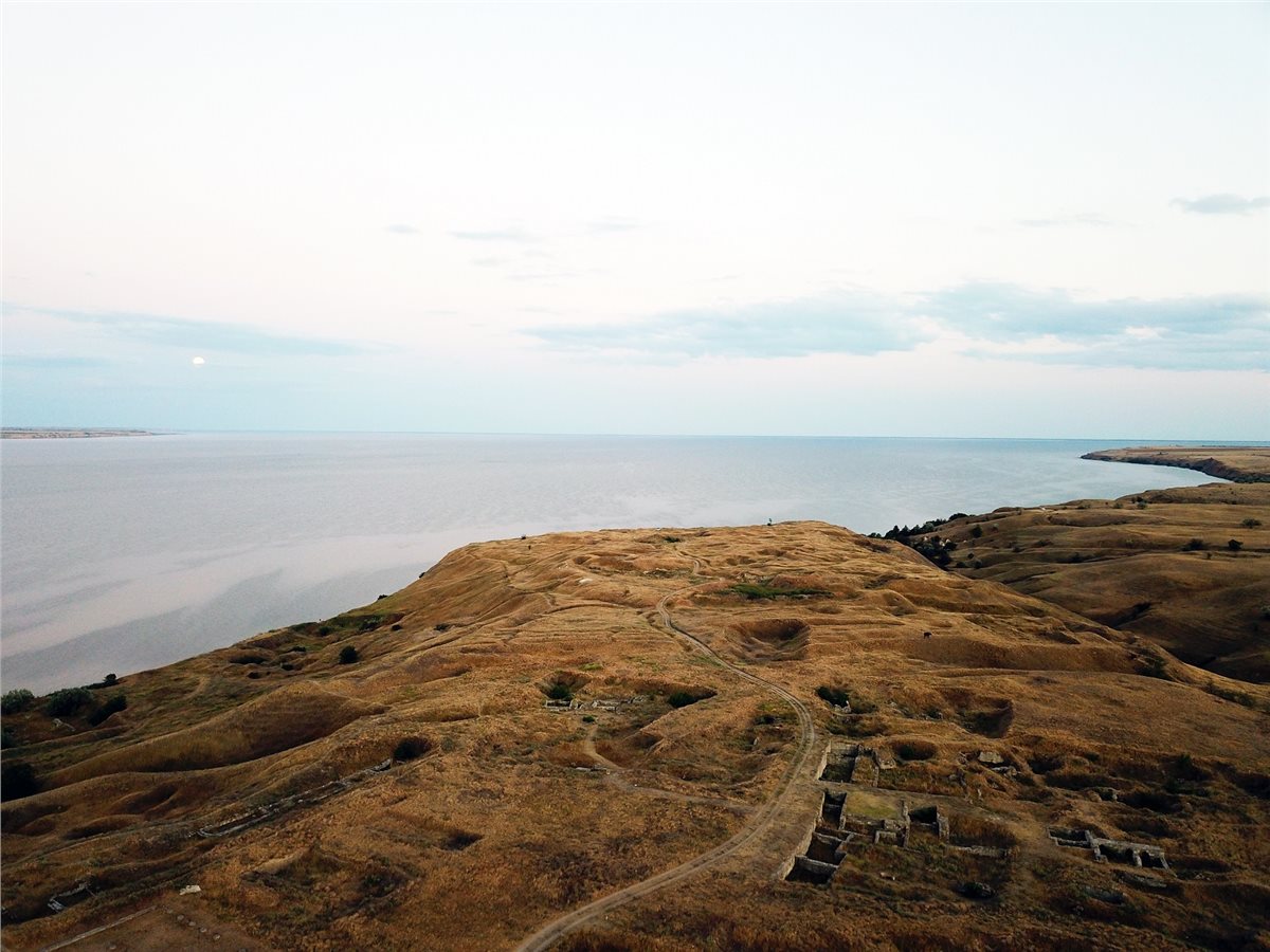 Olbia Pontica, Blick auf die obere Stadt.