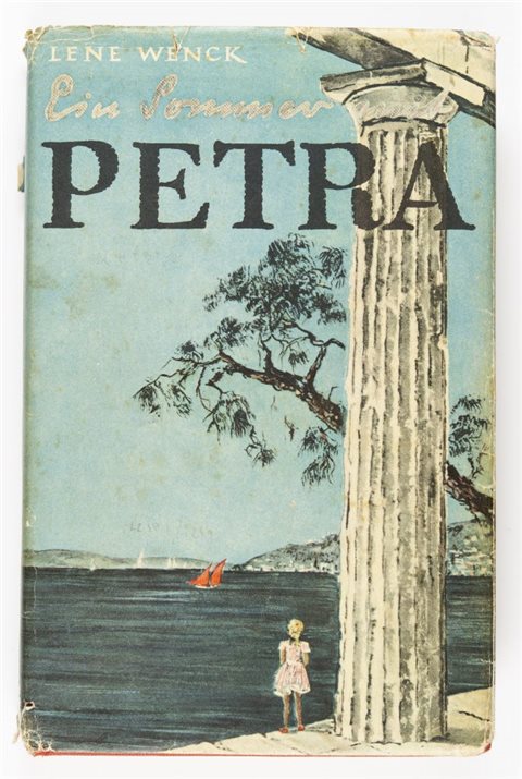  Abb. 4 Als der Roman «Ein Sommer mit Petra» 1939 in Deutschland erschien, waren Helene Wenck und Georg Karo schon auf der Flucht. Erzählt wird die Geschichte eines zwölfjährigen Mädchens, das sich in Griechenland von den Folgen eines Sturzes erholt und dabei Menschen, Landschaften und klassische Stätten kennen lernt.