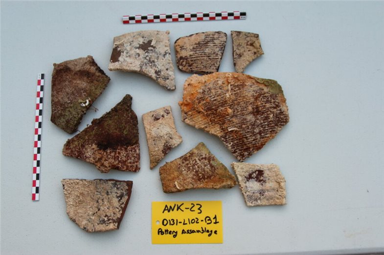 Antikythera, Keramikbruchstücke vom Wrack