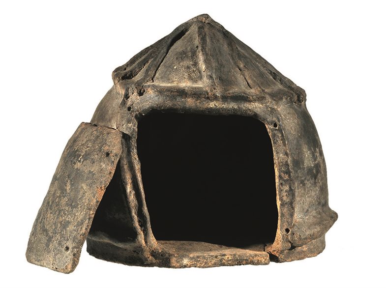 Funde von Hausurnenwie dieser brachten erste Forschungen inGang.