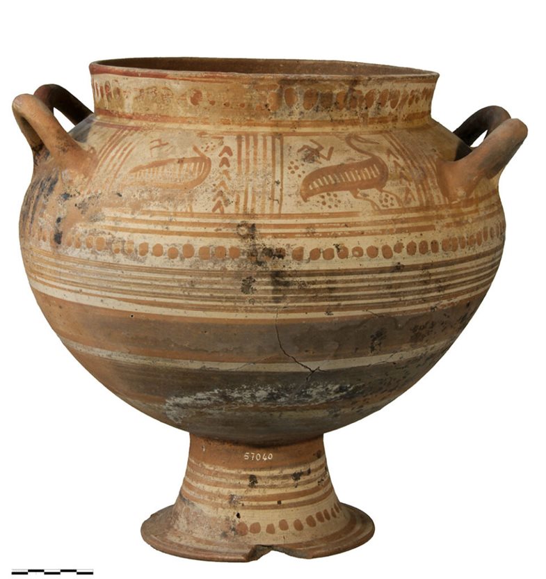 Grabbeigaben aus Grabkontexten der „Olmo Bello“ Nekropole