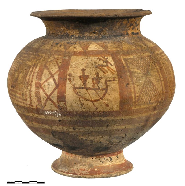 Grabbeigaben aus Grabkontexten der „Olmo Bello“ Nekropole